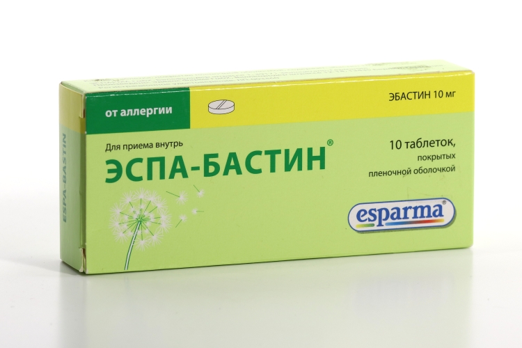 Эспа-Бастин табл п о пленочн 10 мг x10