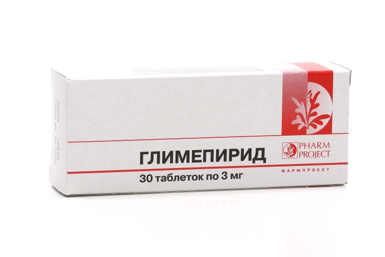 Глимепирид табл 3 мг x30