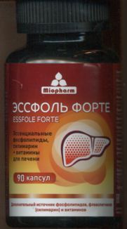 Фосфолипиды Эссфоль Форте капс 670 мг x90