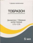 Тобразон капли глазн 0.1%+0.3% 5 мл x1