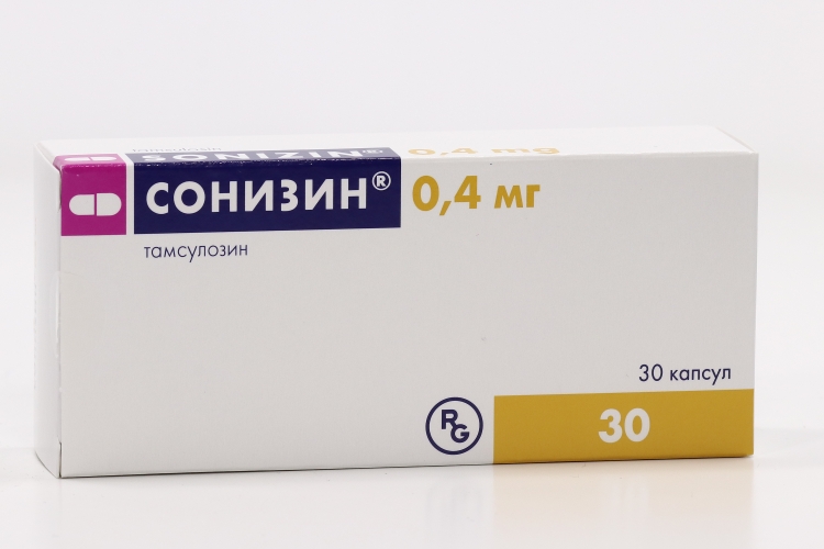 Сонизин капс с модиф высвоб 0.4 мг уп конт яч/пач карт x30