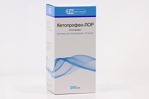 Кетопрофен-ЛОР р-р д/полоск 16 мг/мл 200 мл x1