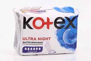 Прокладки Котекс ультра ночные поверхн сеточка x7 (9425085)