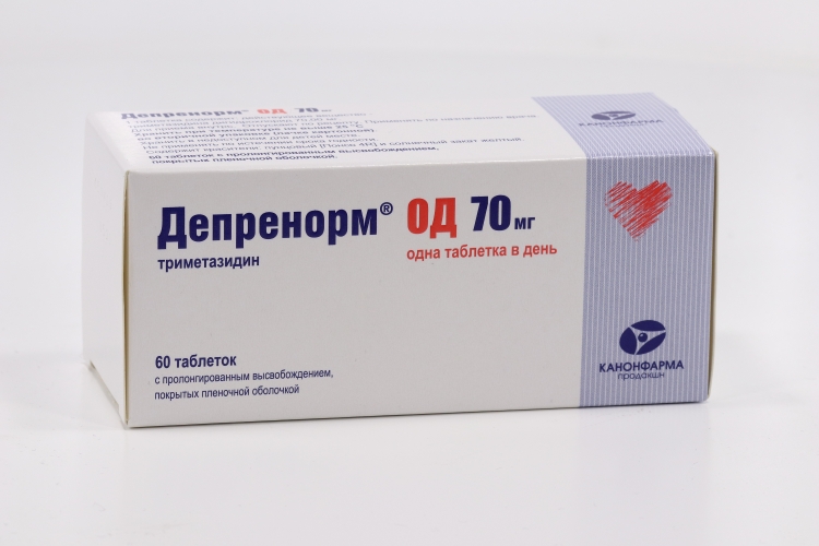 Депренорм ОД табл с пролонг высвоб п о пленоч 70 мг x60