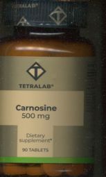 Карнозин 500 мг Тетралаб табл п о x90