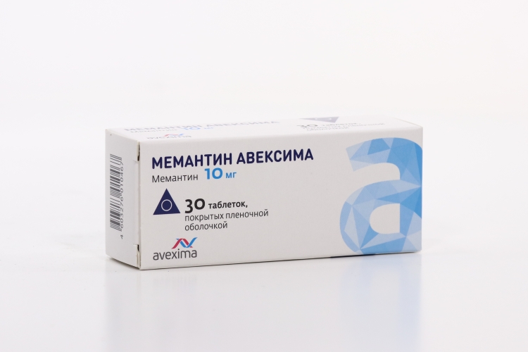 Мемантин Авексима табл п о пленочн 10 мг x30
