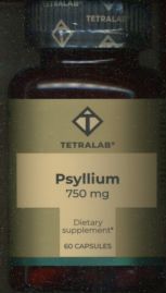 Псиллиум 750 мг Тетралаб капс x60