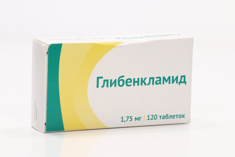 Глибенкламид табл 1.75 мг x120