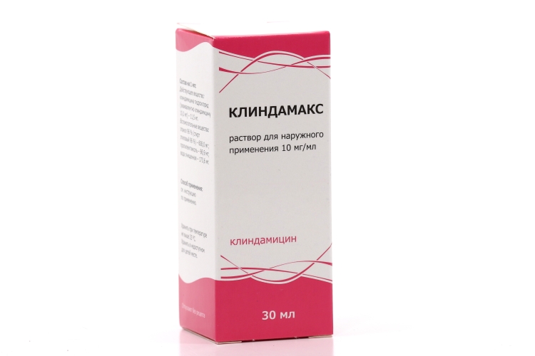 Клиндамакс р-р д/наружн прим 10 мг/мл 30 мл x1