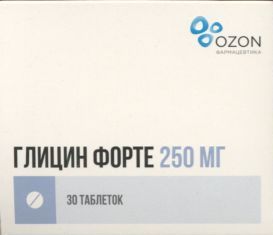 Глицин Форте табл защечн/подъяз 250 мг x30