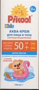 Аква-крем Пикул д/детей солнцезащитный SPF 50+ 150 мл x1
